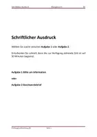 Vorschau - Test - Schriftlicher Ausdruck, TELC B2, Übungstest 11 - Deckblatt