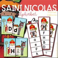 Aperçu - Jeux - Saint Nicolas - Alphabet - Page de couverture