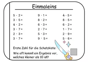 Vorschau - Arbeitsblätter - Escape room Malrechnen - Seite 2