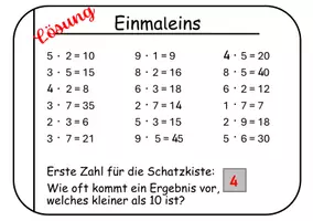 Vorschau - Arbeitsblätter - Escape room Malrechnen - Seite 3