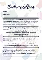 Vorschau - Unterrichtsreihen - Buchvorstellung (Vorlage) - Seite 1