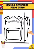 Vista previa - Manualidades / Dibujos para colorear - Mochila Recuerdos fin de curso - Portada