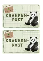 Vorschau - Bildkarten - Krankenmappe Pandaklasse (+editierbare Vorlage) - Seite 2