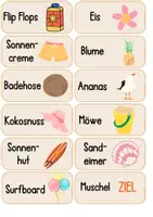 Vorschau - Stationenlernen - Sommer Domino Leseförderung Deutsch Grundschule - Seite 2