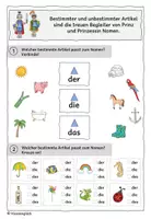 Vorschau - Arbeitsblätter - Selbstlernheft Artikel (Wortarten nach Montessori) - Seite 2