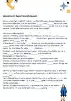 Vorschau - Arbeitsblätter - Lückentext: Baron Münchhausen! 🎩🌟 - Seite 2