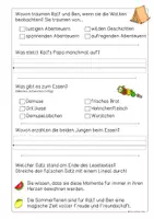 Vorschau - Arbeitsblätter - Ein Sommertag mit Ralf und Ben, Leseverständnis - Seite 3