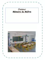 Aperçu - Outils du professeur - Classeurs Adm Classe : Version Modifiable - Page de couverture