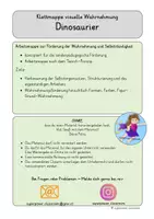 Vorschau - Fördermaterial/Inklusion - Dinosaurier Klettmappe TEACCH - 8 Aufgaben - Seite 2