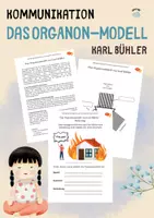 Vorschau - Arbeitsblätter - Das ORGANON-MODELL - Kommunikationstheorien - Deckblatt
