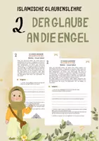 Vorschau - Arbeitsblätter - Der Glaube an die Engel - Islamische Religionslehre - Deckblatt