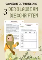 Vorschau - Arbeitsblätter - Der Glaube an KORAN, BIBEL, THORA - Islamische Religionslehre - Deckblatt