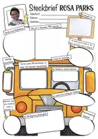 Aperçu - Apprentissages en autonomie - Steckbrief Rosa Parks Deutsch / Geschichte / bilingualer Unterricht Allemand Freebie kostenlos - Page 2