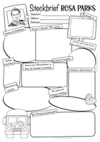 Aperçu - Apprentissages en autonomie - Steckbrief Rosa Parks Deutsch / Geschichte / bilingualer Unterricht Allemand Freebie kostenlos - Page 3