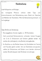 Vorschau - Stundenentwürfe - Rezept Glückskekse: Mutmacher Erfolg Motivationssprüche - Seite 1