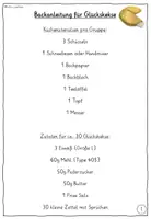 Vorschau - Stundenentwürfe - Rezept Glückskekse: Mutmacher Erfolg Motivationssprüche - Seite 2