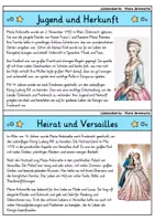 Vorschau - Bildkarten - Marie Antoinette - Wissenskartei - Berühmte Persönlichkeiten - Seite 1