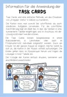Vorschau - Stationenlernen - IRREGULAR VERBS - Taskcards - Seite 1