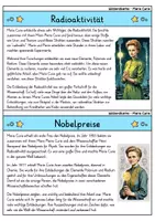 Vorschau - Bildkarten - Marie Curie - Wissenskartei - Berühmte Persönlichkeiten - Seite 2