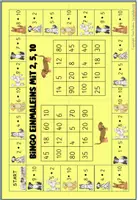 Vorschau - Spiele - Materialpaket Einmaleins Einsdurcheins Hunde Bingo Rechenspaziergang Mathe 2. Klasse - Seite 2