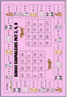 Vorschau - Spiele - Materialpaket Einmaleins Einsdurcheins Hunde Bingo Rechenspaziergang Mathe 2. Klasse - Seite 3