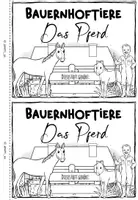 Vorschau - Arbeitsblätter - Bauernhoftiere: Miniheft und Faltheft "Das Pferd" (Kl. 1/2) - Seite 2