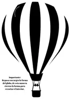 Vista previa - Manualidades / Dibujos para colorear - Decoración Summer Hot- air Balloons - página 1