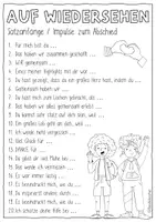 Vorschau - Präsentationen/Tafelbilder - Verabschiedung / Abschied - Gesprächskarten Sprechblasen - Seite 1