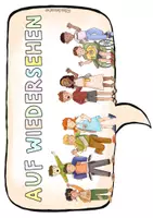 Vorschau - Präsentationen/Tafelbilder - Verabschiedung / Abschied - Gesprächskarten Sprechblasen - Seite 2