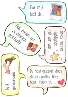 Vorschau - Präsentationen/Tafelbilder - Verabschiedung / Abschied - Gesprächskarten Sprechblasen - Seite 3