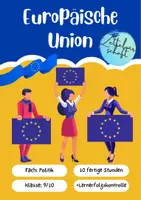 Vorschau - Stundenentwürfe - Europäische Union Unterrichtsreihe - Deckblatt