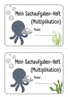 Vorschau - Arbeitsblätter - Sachaufgaben-Heft (Multiplikation kleines 1x1 & Geld) - Seite 2