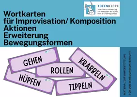 Vorschau - Bildkarten - Wortkarten Impro Kompo Aktionen Erweiterung Bewegungsformen - Seite 1