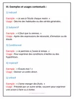 Aperçu - Feuilles d'exercices - Les modes du verbe - Explications et exercices corrigés - Page 3