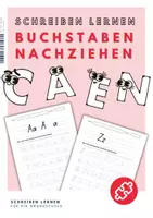 Vorschau - Arbeitsblätter - Buchstaben Nachziehen - Von A bis Z // Vollständiges Übungsheft zum schreiben lernen - Deckblatt
