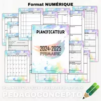 Aperçu - Outils du professeur - Planificateur Primaire 2024-2025_SPRAY_ - Page de couverture