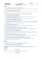 Vorschau - Stundenentwürfe - Arbeitsblatt mit Fragen zur Fotosynthese 7. Klasse Bio - Seite 1