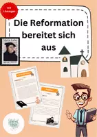 Vorschau - Arbeitsblätter - Die Reformation bereitet sich aus - Deckblatt