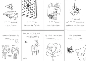 Vorschau - Stationenlernen - Brown Owl and the Bee Hive - MINI BOOKS - Seite 3