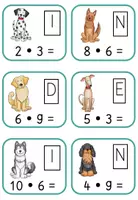 Vorschau - Spiele - Rechenspaziergang Malreihen 3 ,6, 9 Hunde Mathe 2. Klasse 3. Klasse Multiplizieren ZR 100 - Seite 3