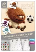 Vorschau - Stationenlernen - Klettmappen Fußball EM | rechts oder links | Level 3 + 4 - Deckblatt