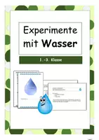 Vorschau - Experimente - Experimente mit Wasser - Deckblatt