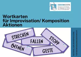 Vorschau - Bildkarten - Wortkarten für Improvisation Komposition Aktionen - Seite 1