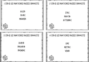 Vorschau - Arbeitsblätter - 40 Cartes à tâches: Passé composé (Task cards) - Seite 2