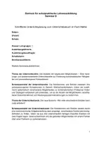 Vorschau - Stundenentwürfe - Materialpaket Unterrichtsentwürfe Mathe Grundschule UPP - Seite 1