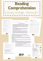Vorschau - Arbeitsblätter - Reading Comprehension: A lovely cottage on Dartmoor Kl. 6/7 - Deckblatt