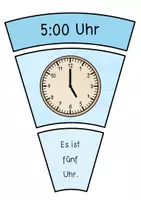 Vorschau - Stationenlernen - Die Uhrzeit - Legekreis - Seite 3