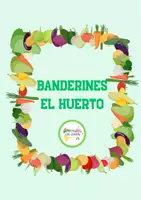 Vista previa - Decoración del aula - BANDERINES EL HUERTO - página 1