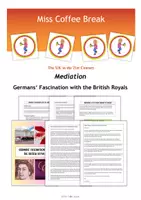 Vorschau - Arbeitsblätter - Germans’ Fascination with the British Royals (Mediation) - Deckblatt