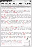 Vorschau - Arbeitsblätter - IRREGULAR VERBS - Worksheets - Seite 2